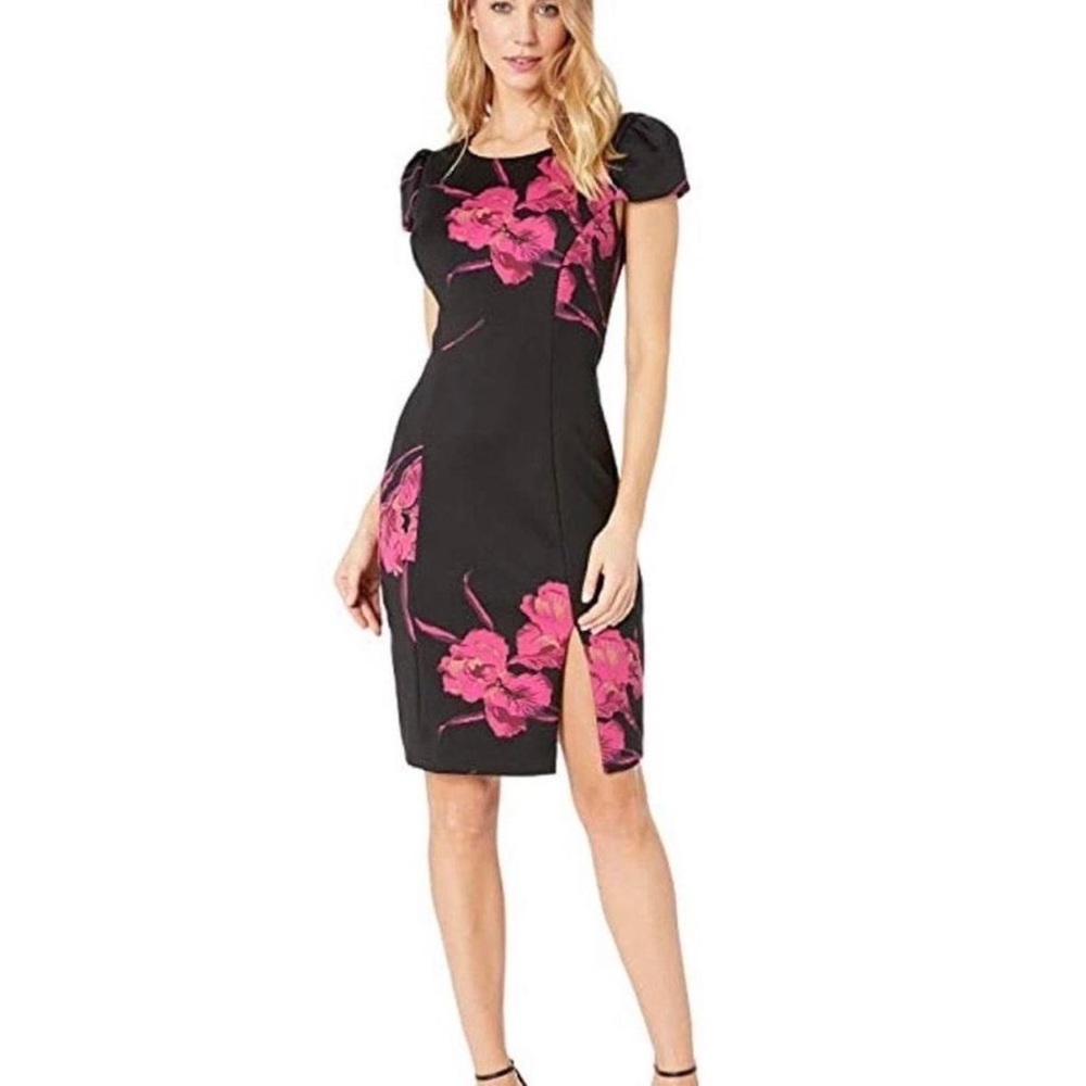 Betsey Johnson Floral Sheath Dress 10